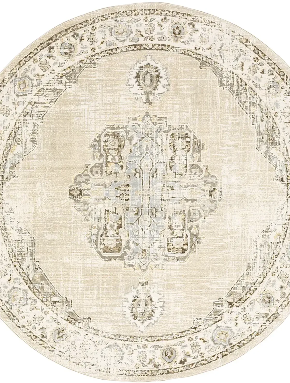 Andorra 7'10" Beige Rug