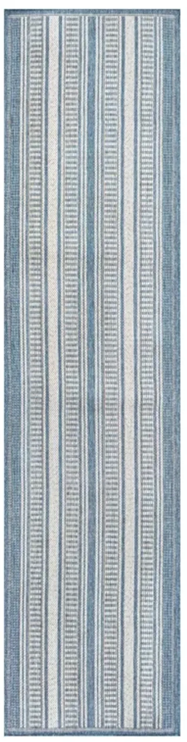 Haynes Modern Double Stripe Indoor/Outdoor Area Rug