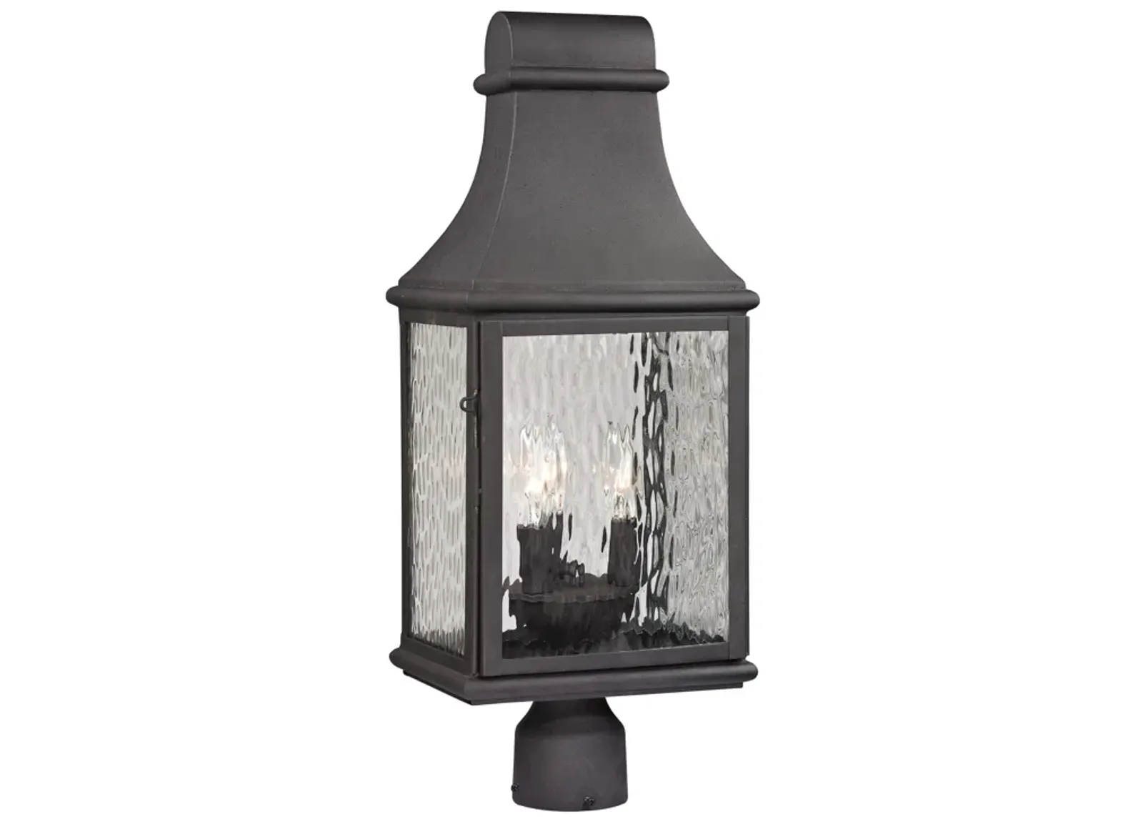 Forged Jefferson 23'' High 3-Light Outdoor Post Light