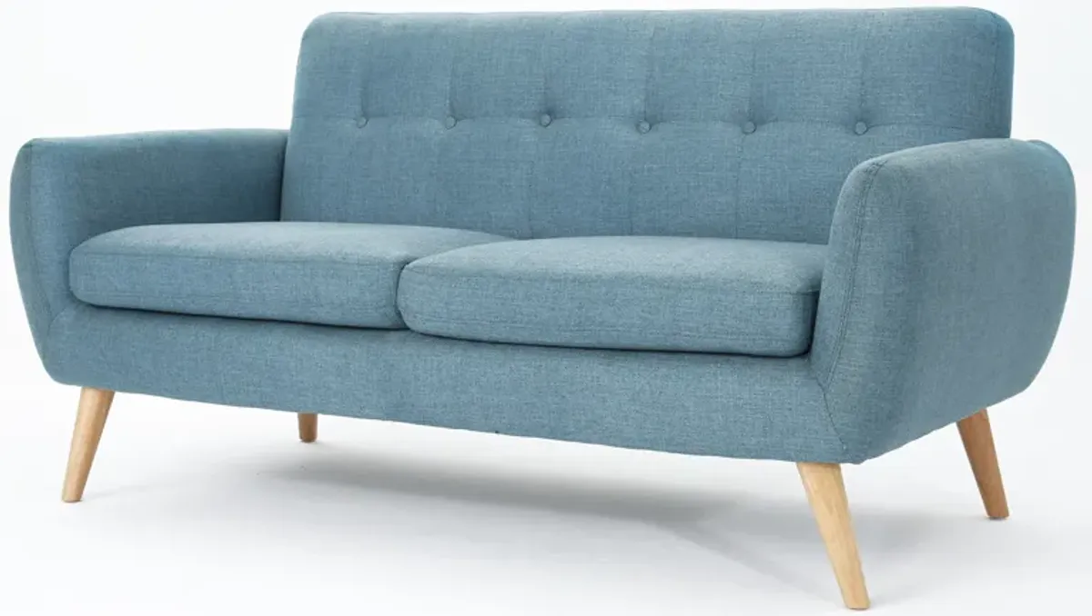 Merax Modern Fabric Loveseat Sofa