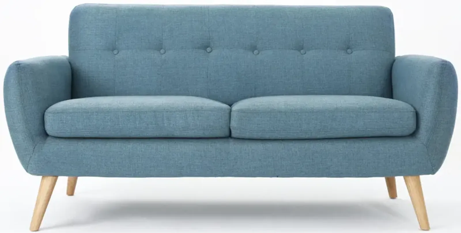 Merax Modern Fabric Loveseat Sofa