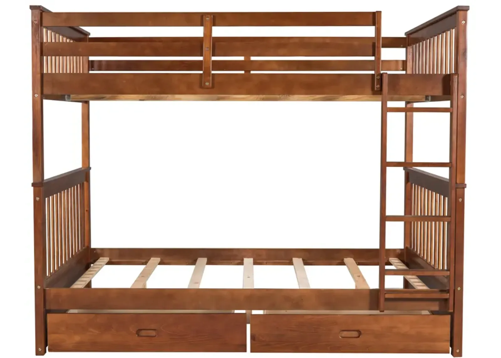 Merax Bunk Bed with Ladders and Two Storage Drawers