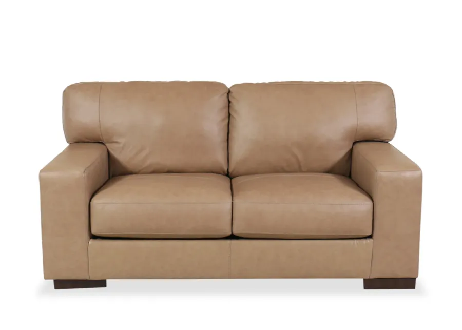 Lombardia Leather Loveseat