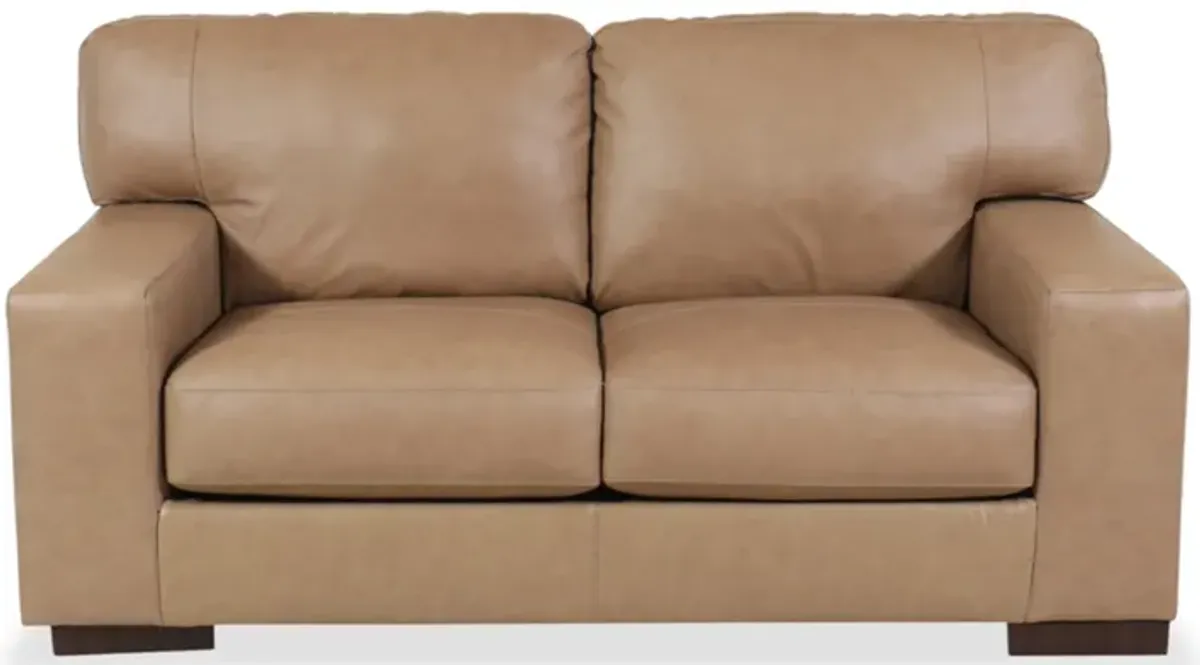 Lombardia Leather Loveseat