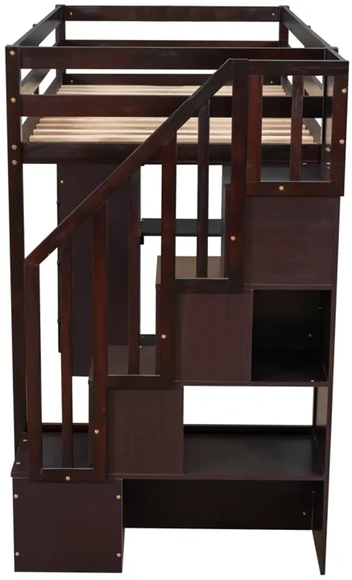 Merax Twin size Loft Bed with Storage Drawers and Stairs