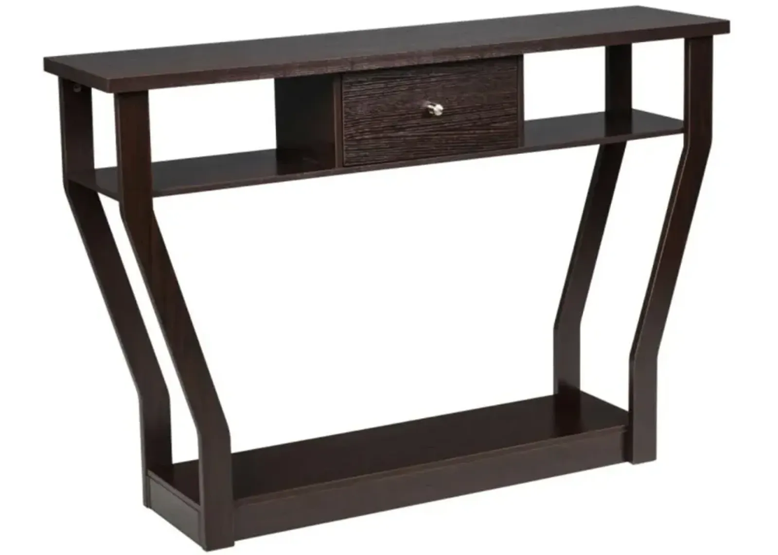 Hivvago Console Hall Table with Storage Drawer and Shelf