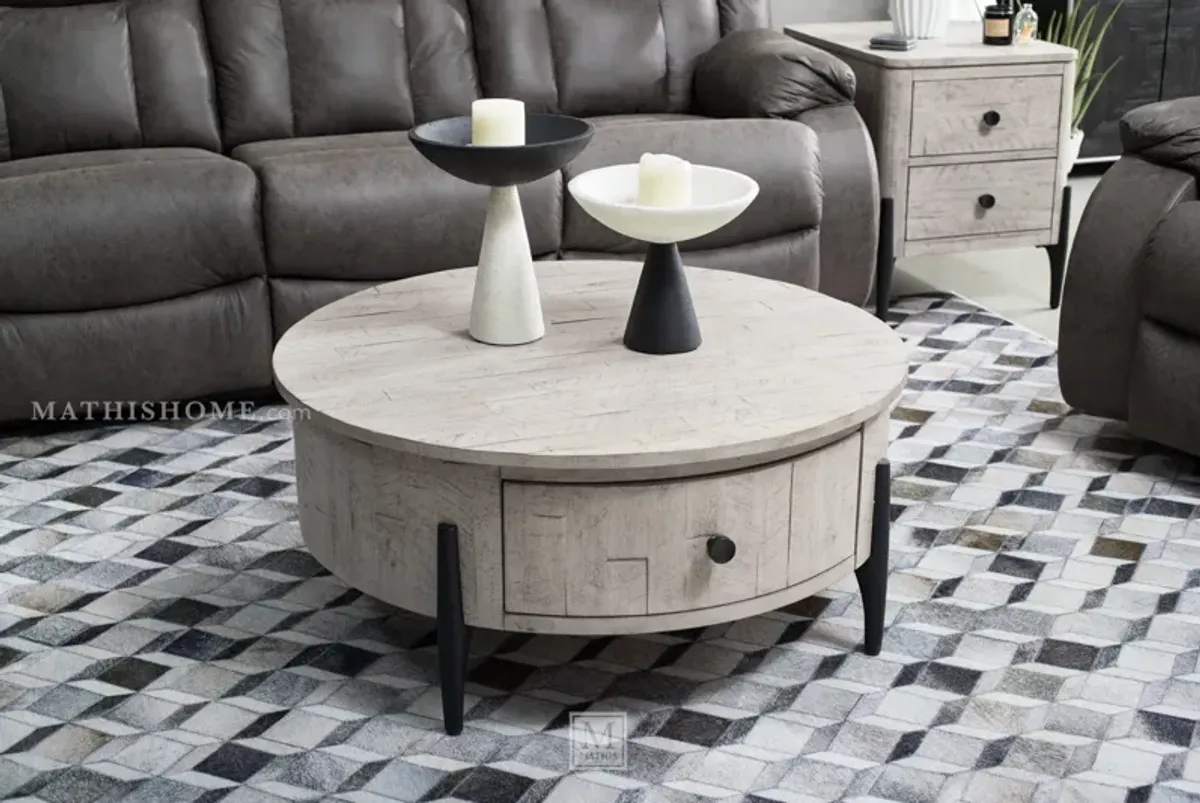 Zane Round Cocktail Table