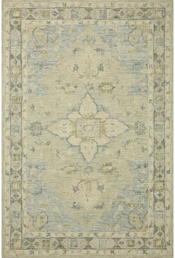 Julian JI07 Seafoam Green/Spa 5' x 7'6" Rug