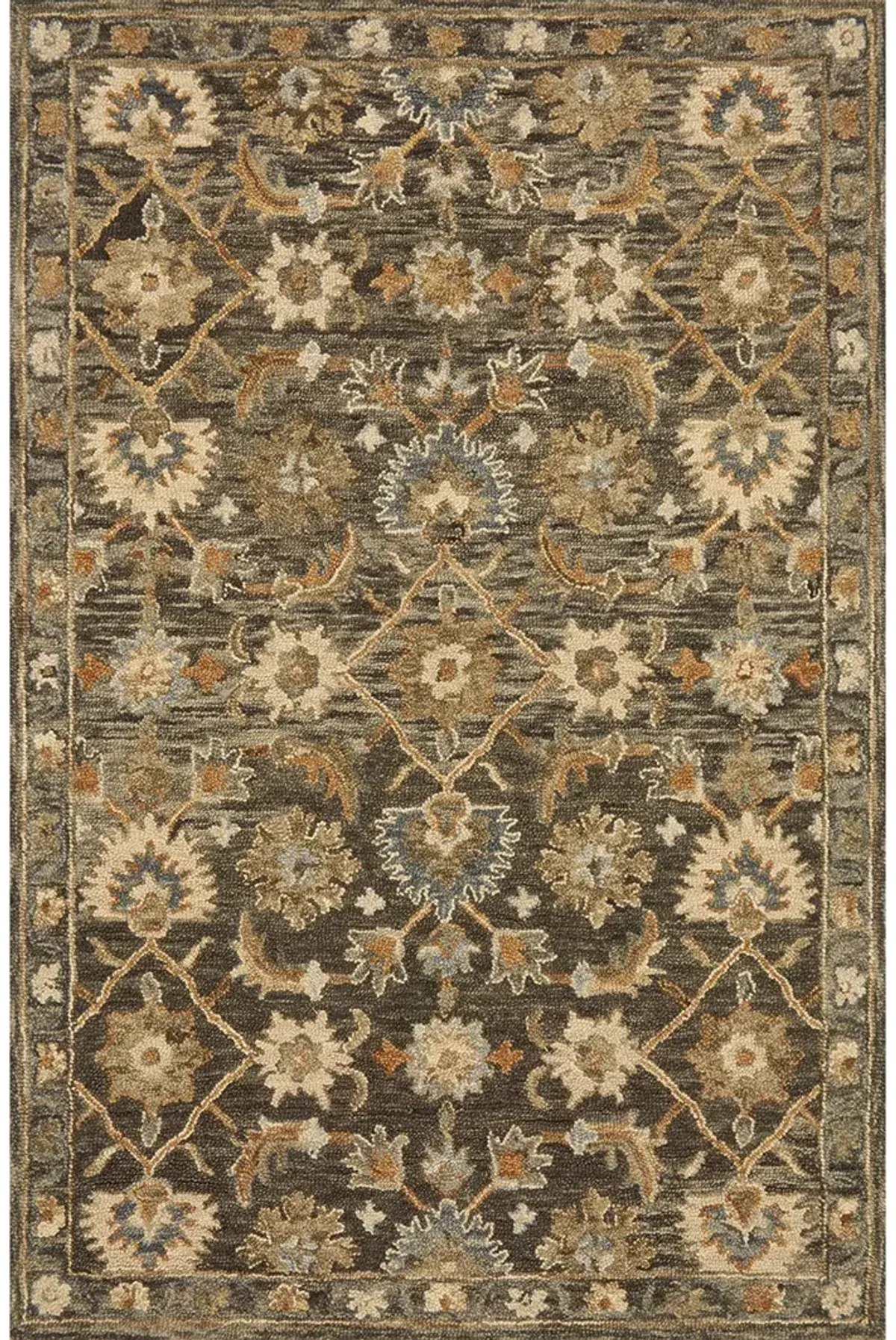 Victoria VK08 Dk Taupe/Multi 5' x 7'6" Rug