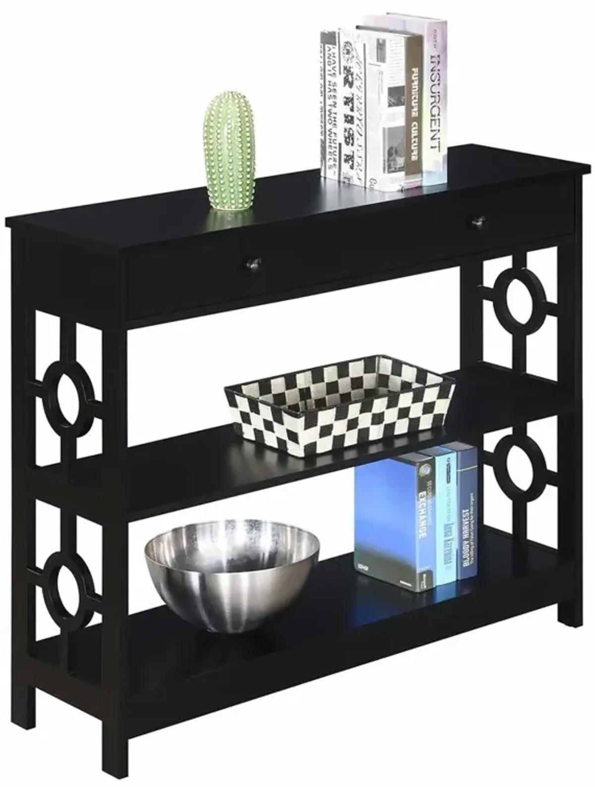 Convenience Concepts Ring 1 Drawer Console Table