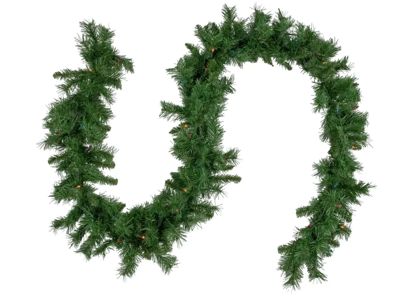 9' x 10" Pre-Lit Chatham Pine Artificial Christmas Garland  Multi-Color Lights