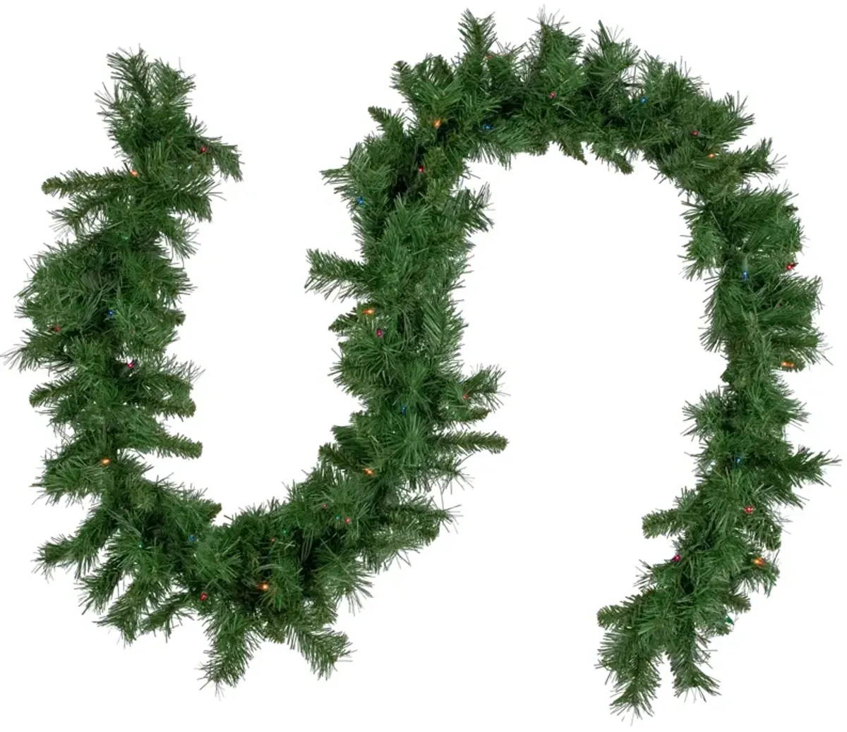 9' x 10" Pre-Lit Chatham Pine Artificial Christmas Garland  Multi-Color Lights