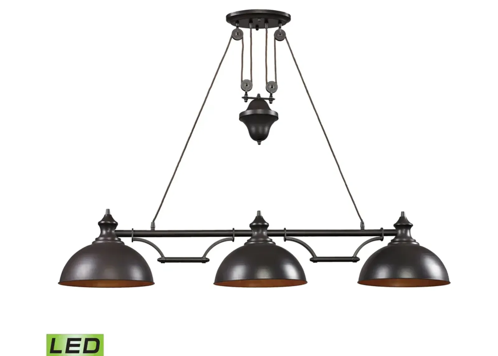 Farmhouse 56'' Wide Chandelier