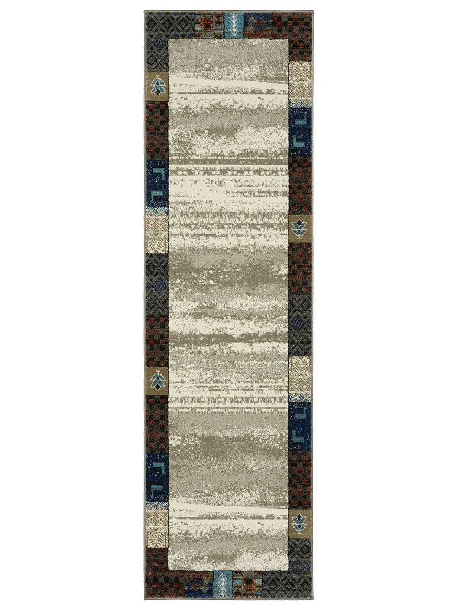 Venice 2'3" x 7'6" Beige Rug