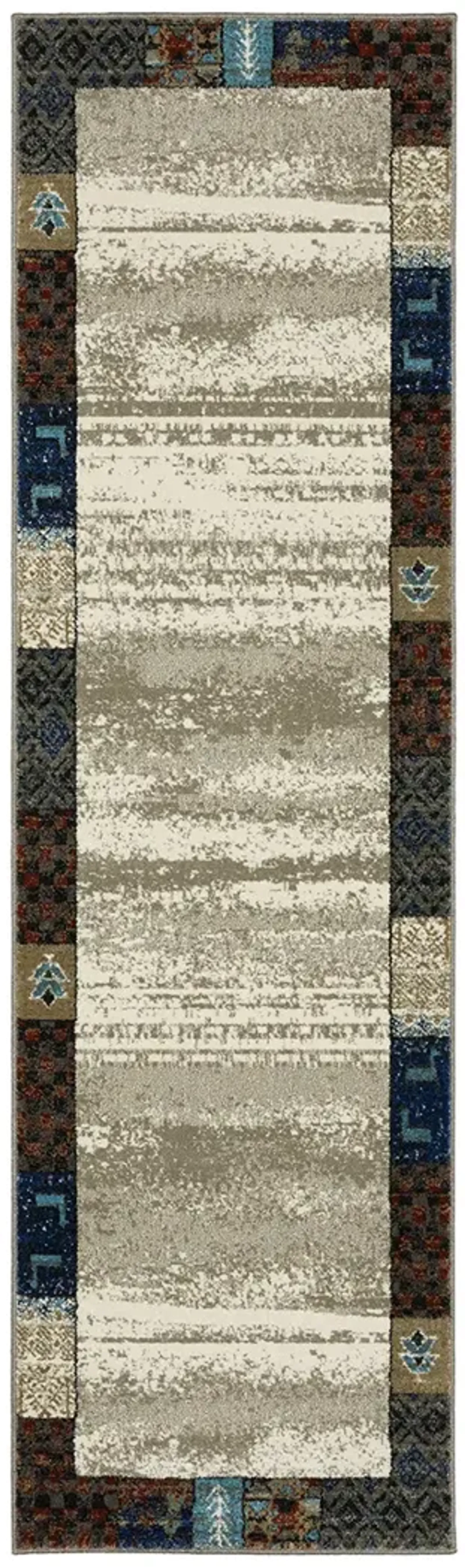 Venice 2'3" x 7'6" Beige Rug