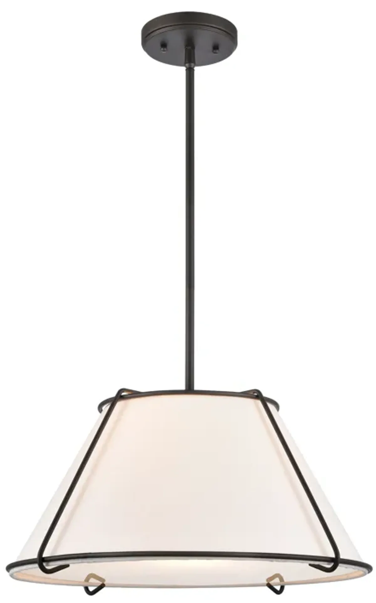 Regalia 18'' Wide 1-Light Bronze Pendant