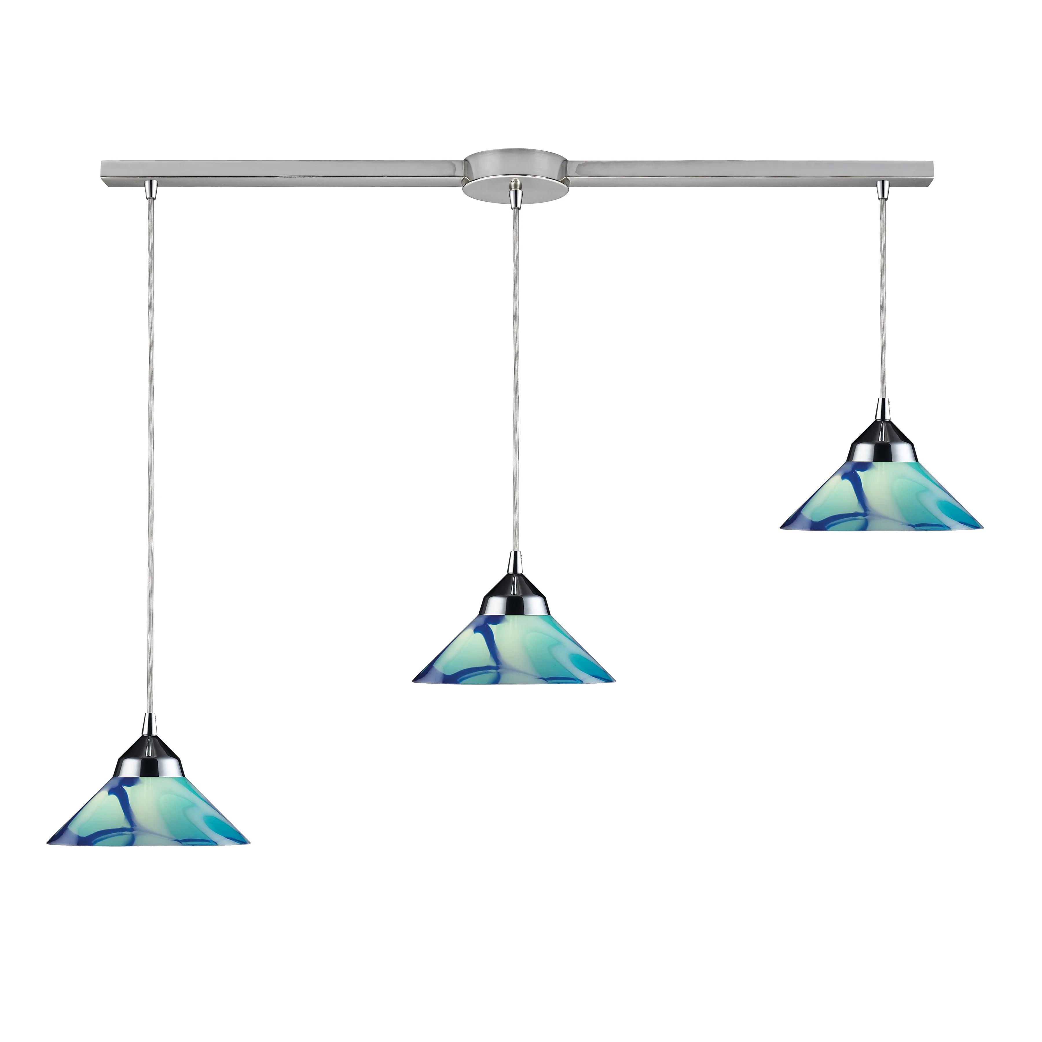 Refraction Mini 3 Light Linear Pendant