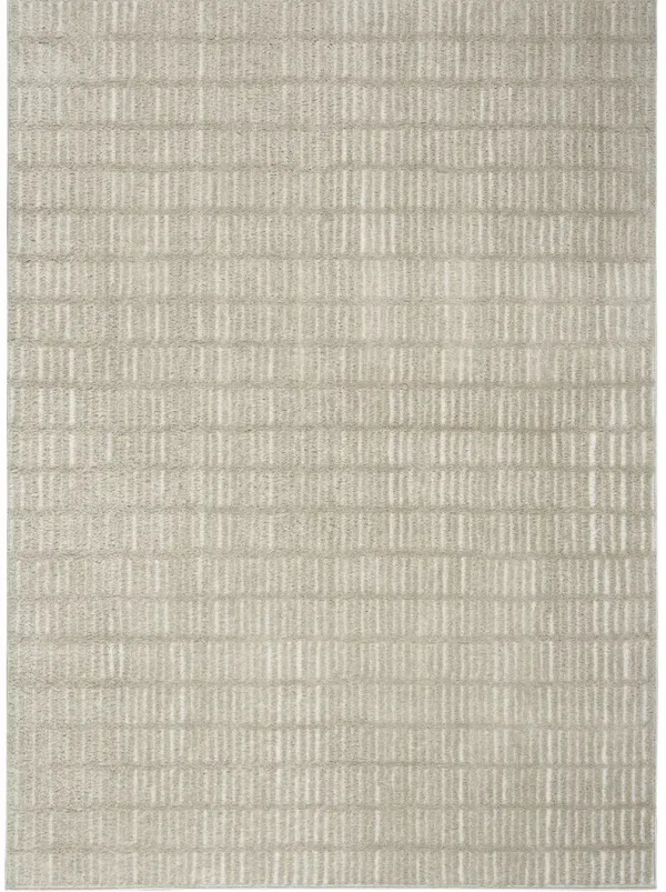Modern Comfort MNC03 Gray/Ivory 5'3" x 7' Rug