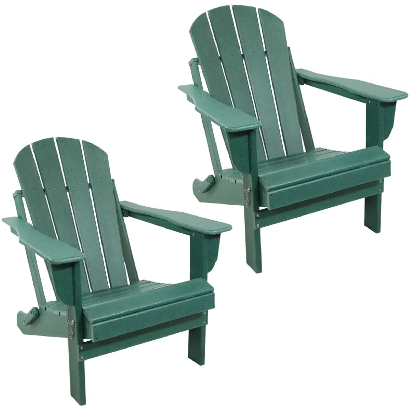 Sunnydaze All-Weather HDPE Foldable Adirondack Chair