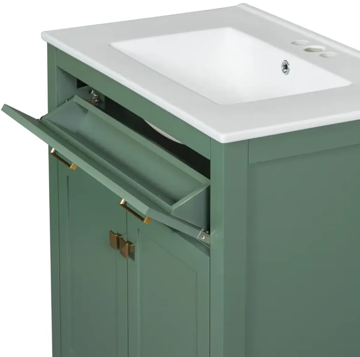 Merax Modern Bathroom Vanity with Ceramic Sink