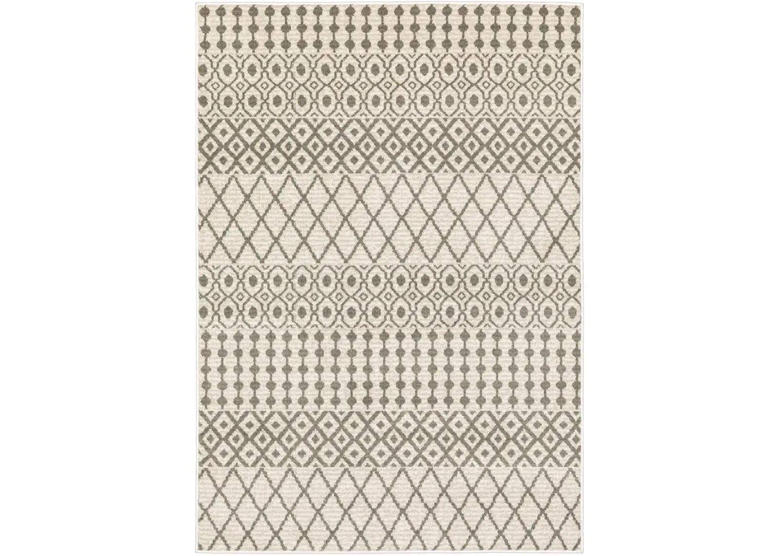 Georgia 3'10" x 5'5" Ivory Rug