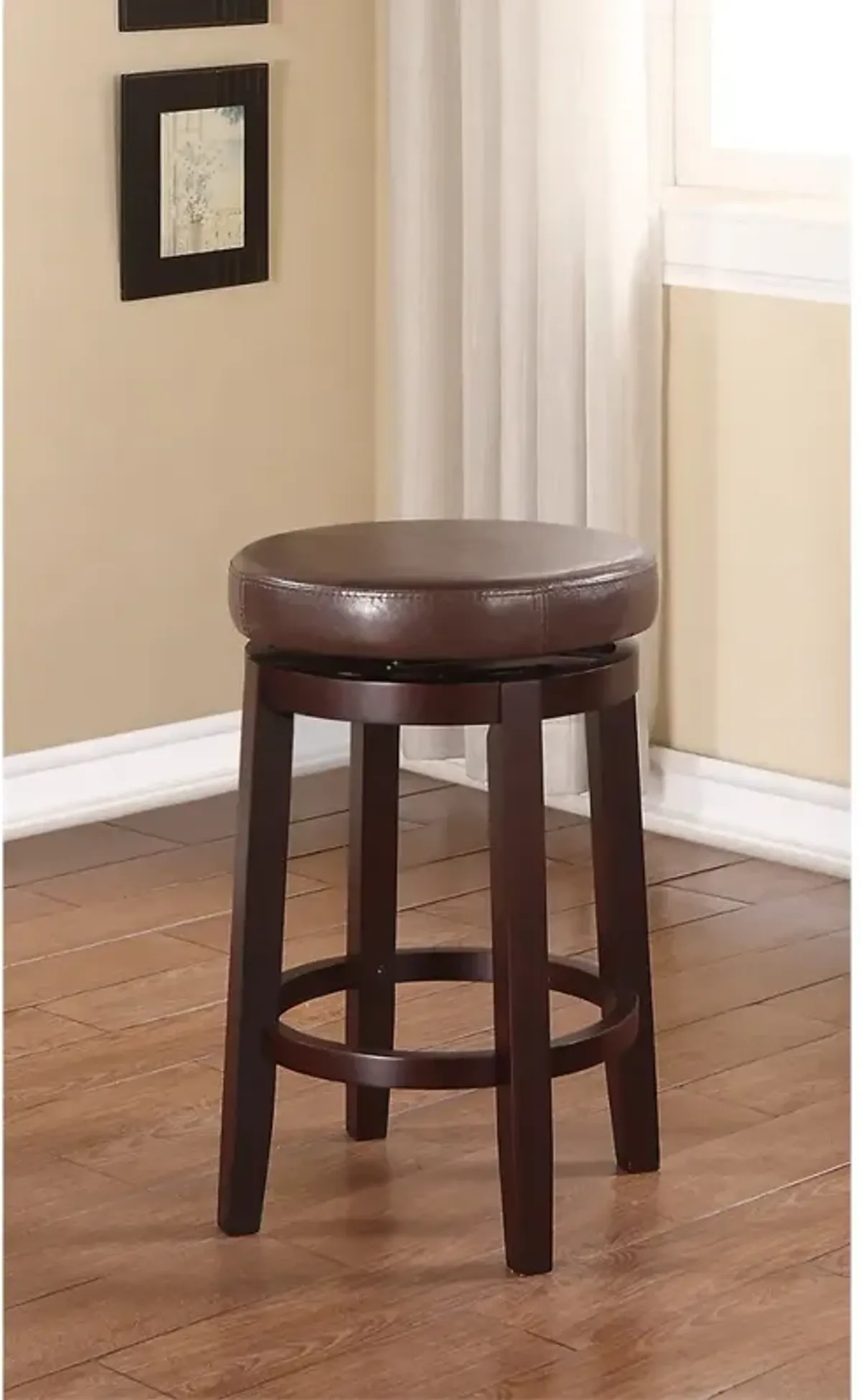 Linon Maya Brown 24 Inches Counter Stool