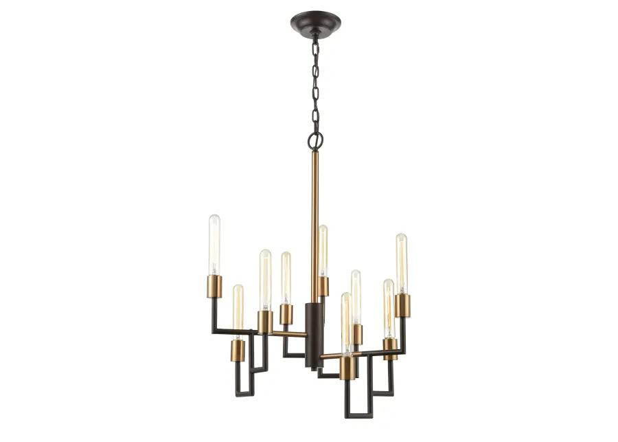 Congruency 23'' Wide 9-Light Chandelier