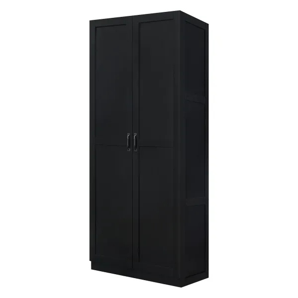 Hopkins Black Storage Cabinet (Set of 2)