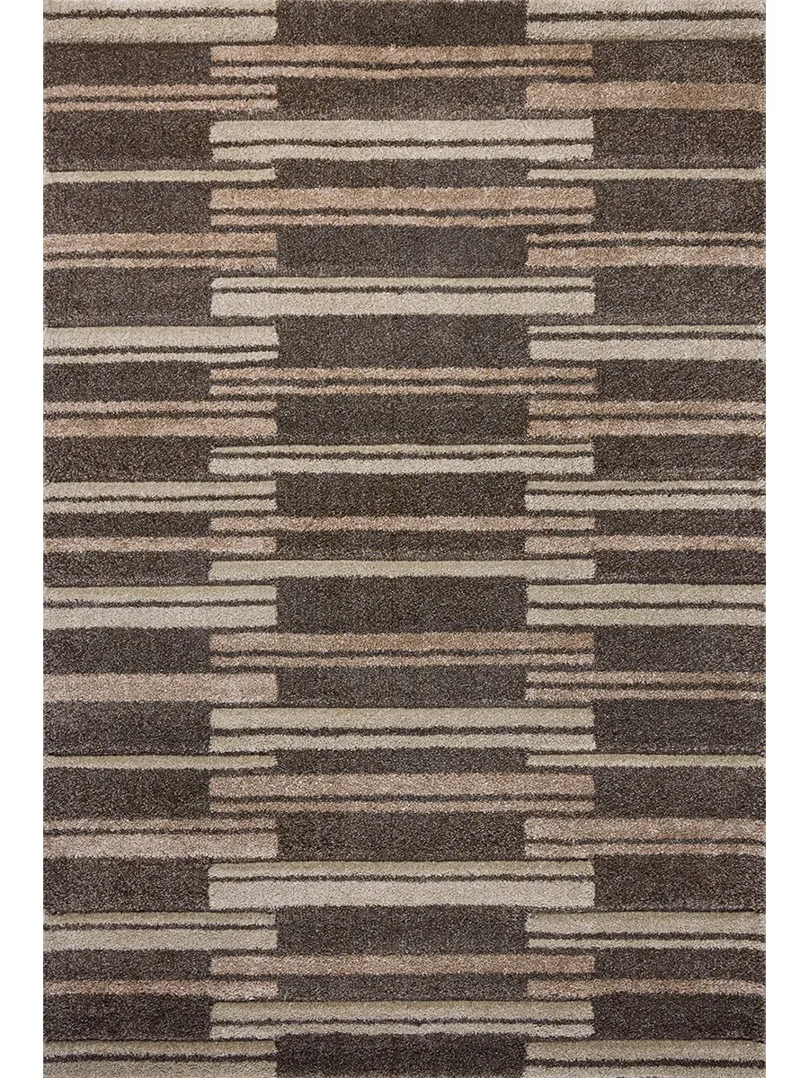 Silas SLA-08 Mocha / Champagne 9''3" x 13' Rug by