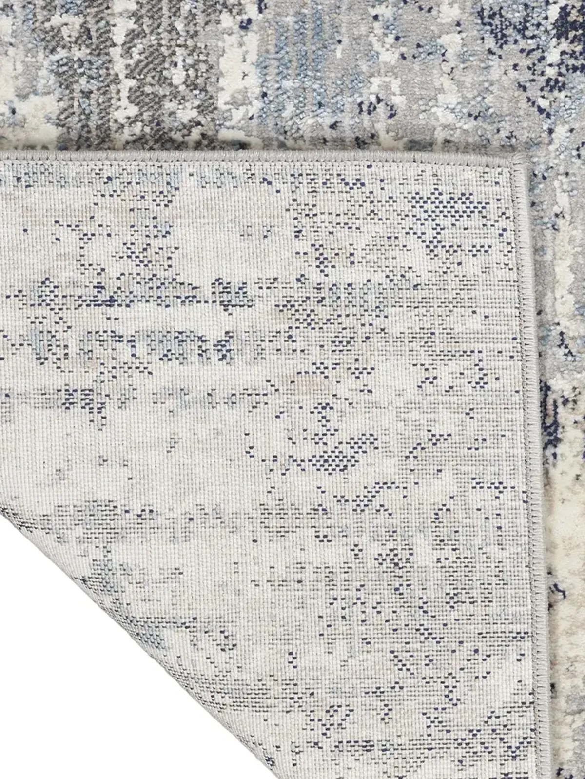 CK022 Infinity IFN04 Ivory/Gray/Blue 9' x 12' Rug