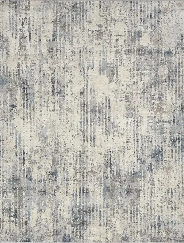 CK022 Infinity IFN04 Ivory/Gray/Blue 9' x 12' Rug