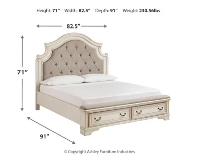 Realyn California King Upholstered Bed