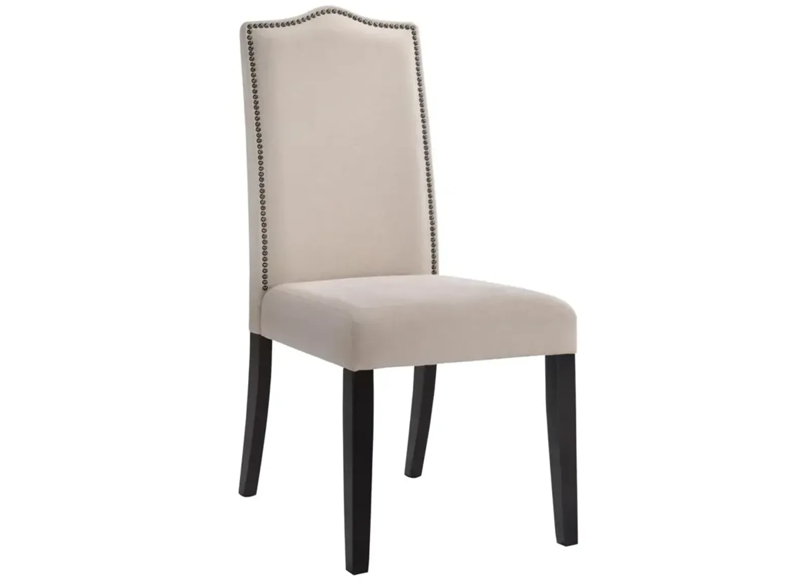 Carolina Living Romero Parson Chair - Espresso - Linen Upholstery