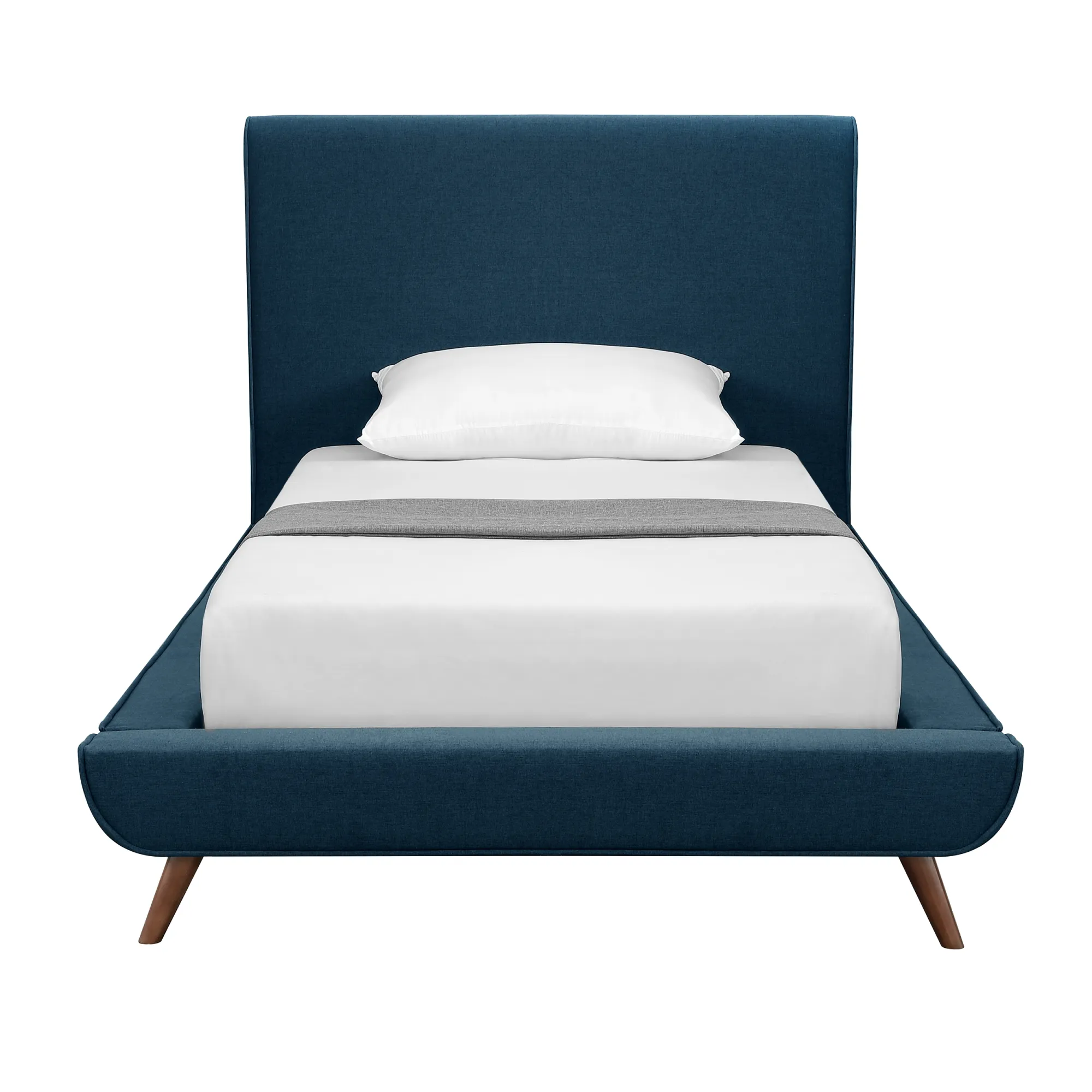 Loft Lyfe Eliezer Linen Upholstered Platform Bed