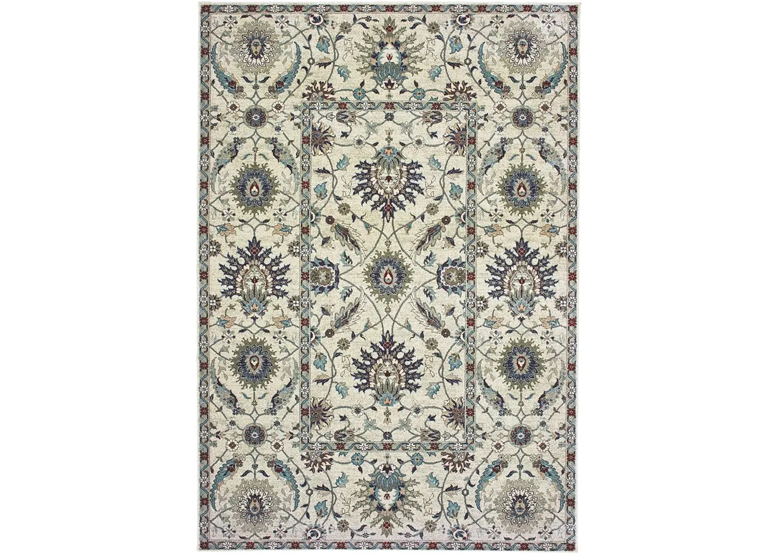 Raleigh 6'7" x 9'6" Ivory Rug