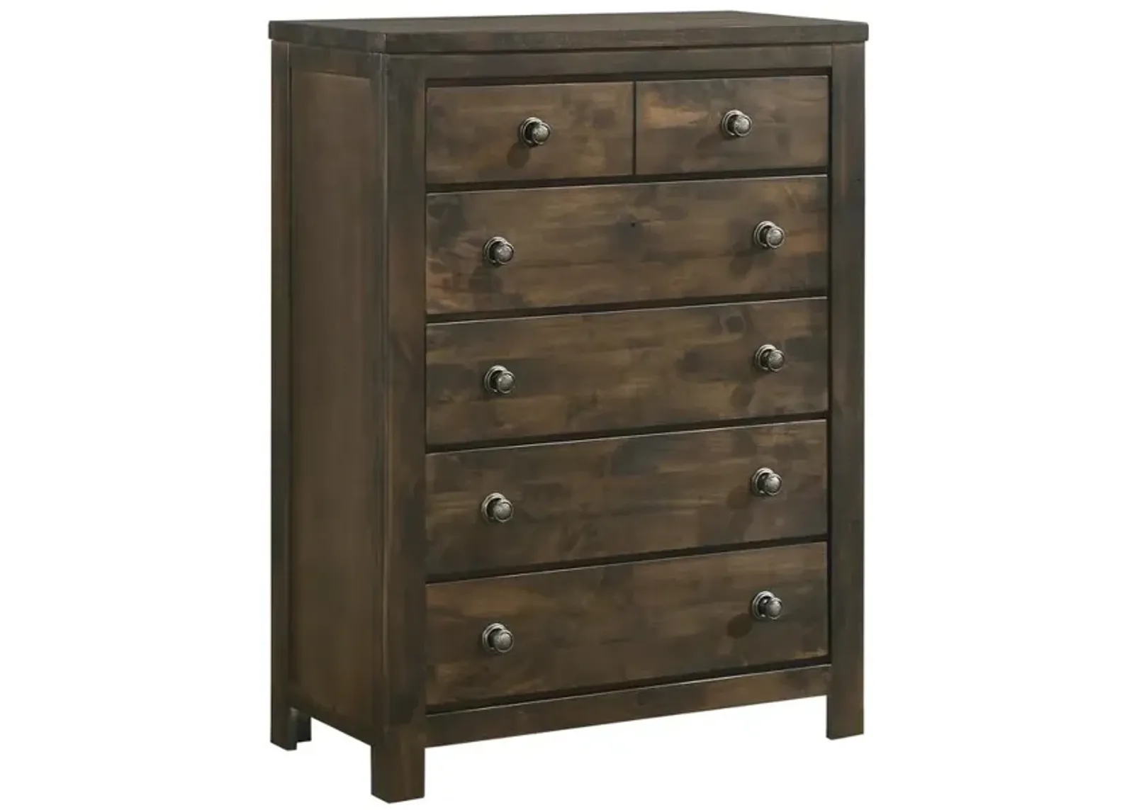 New Classic Furniture Furniture Blue Ridge Solid Wood Bedroom Chest in Rustic Gray