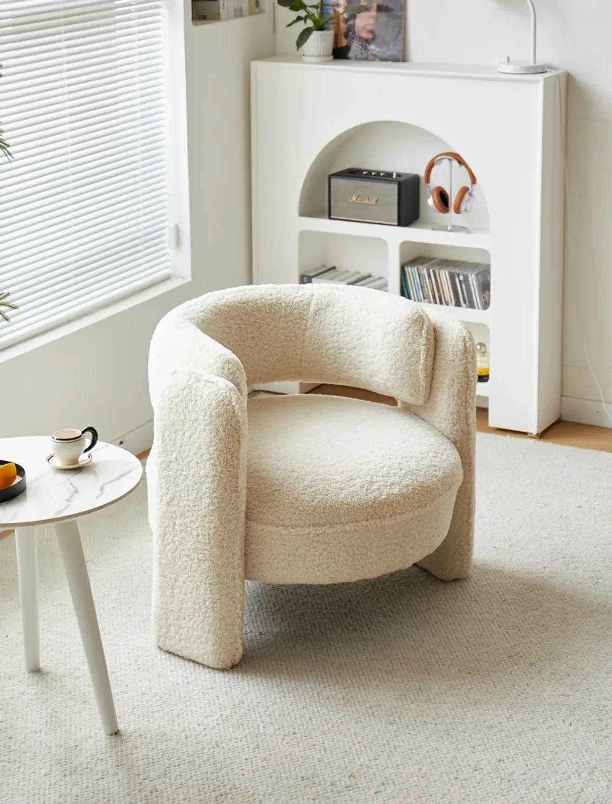 BANGUI Beige Corduroy Chair