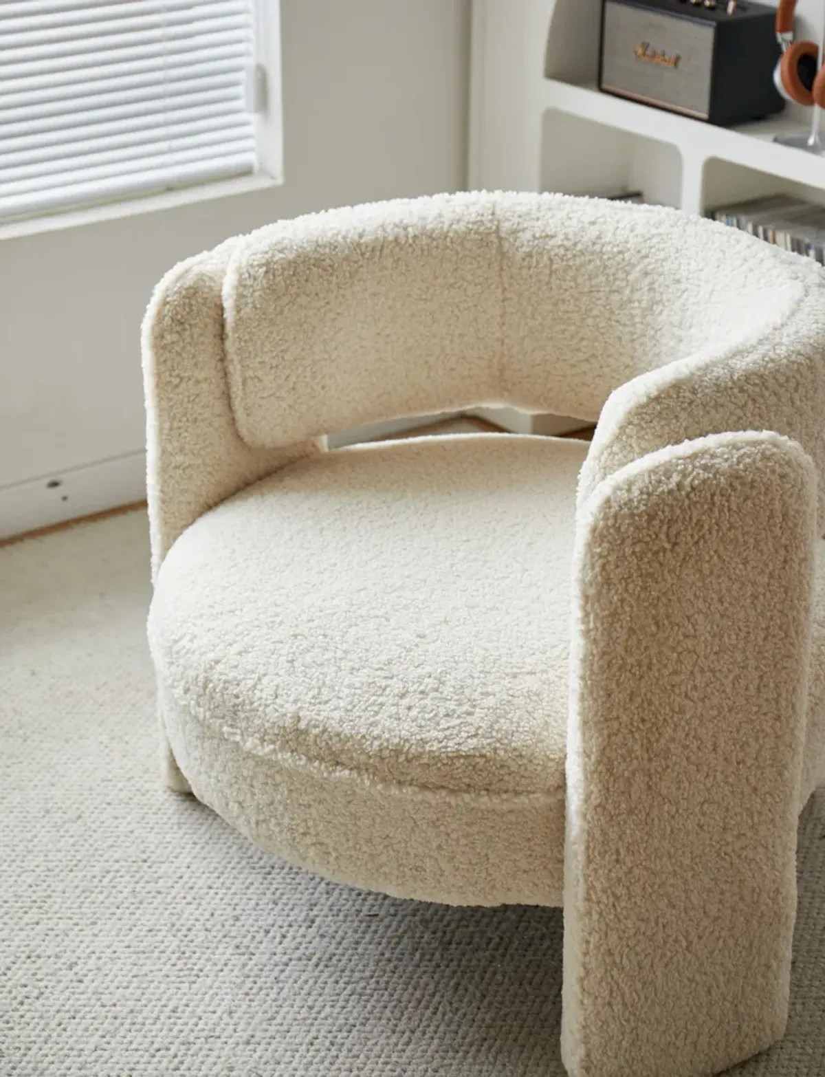 BANGUI Beige Corduroy Chair