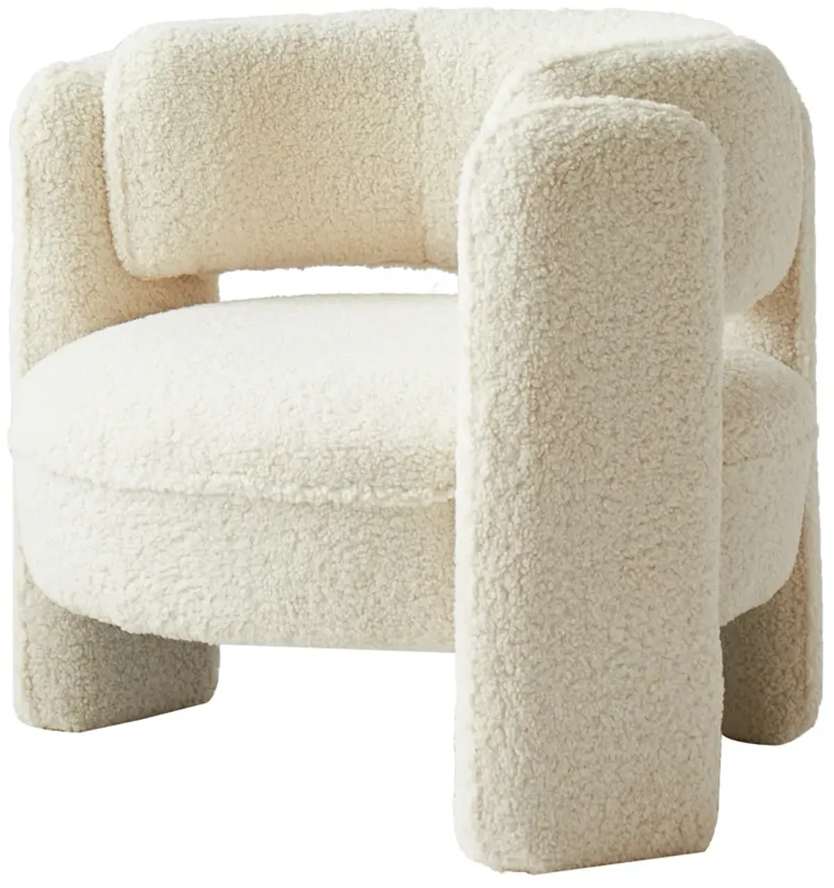 BANGUI Beige Corduroy Chair