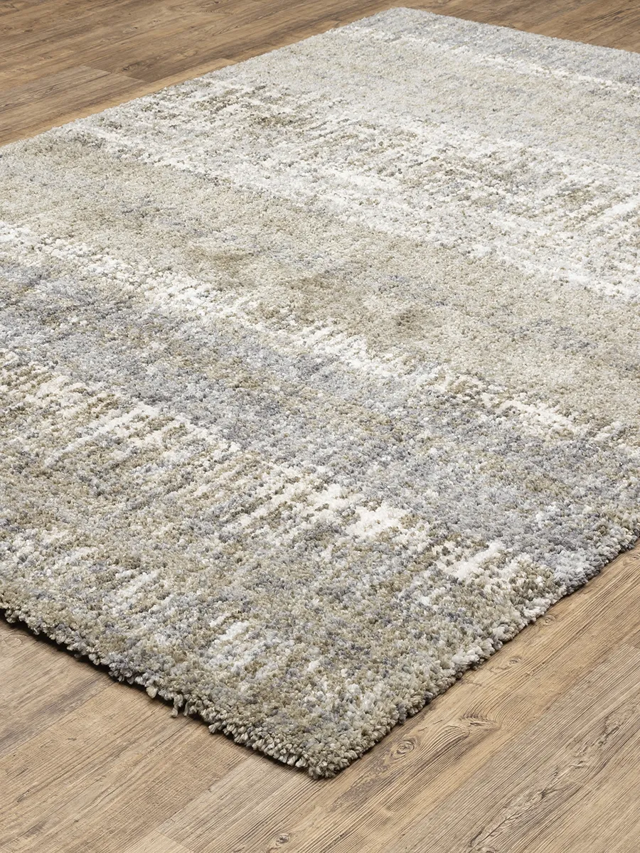 Aspen 2'3" x 7'6" Grey Rug