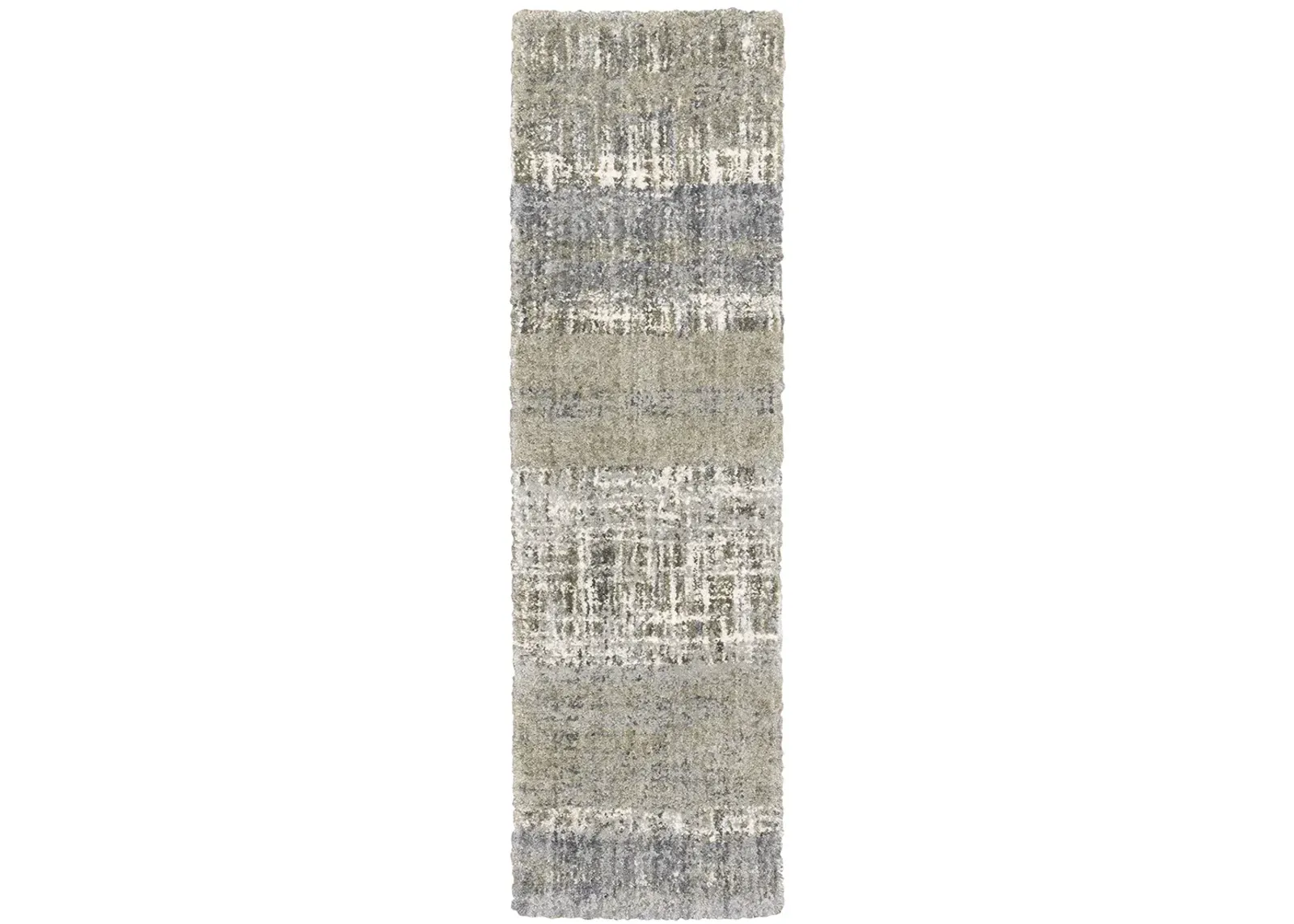 Aspen 2'3" x 7'6" Grey Rug