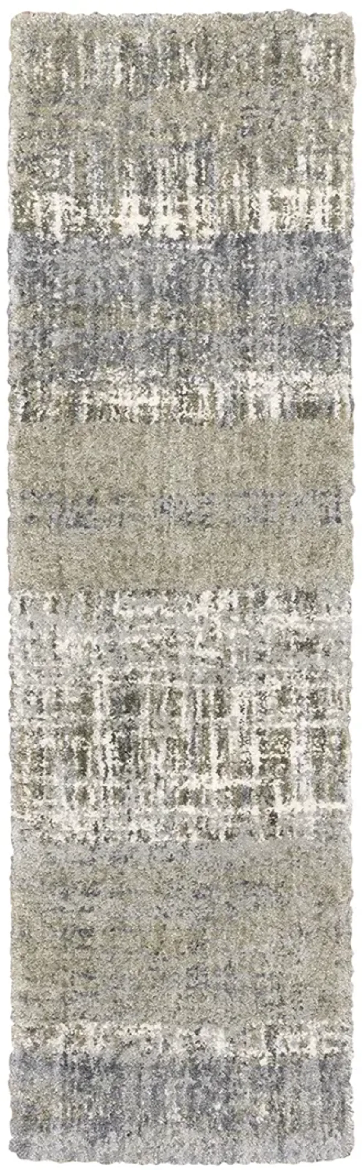 Aspen 2'3" x 7'6" Grey Rug