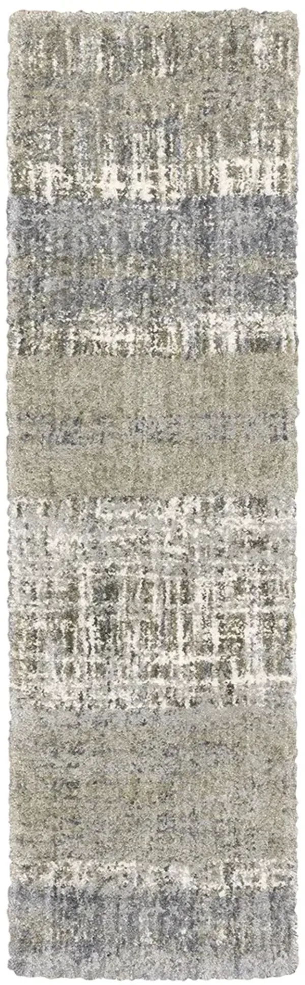 Aspen 2'3" x 7'6" Grey Rug