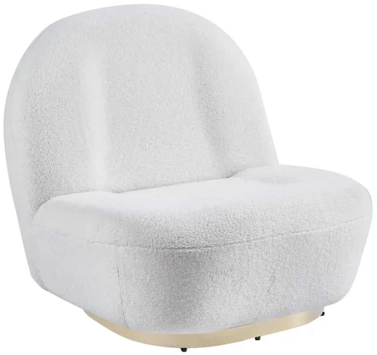 Modern Velvet Swivel Accent Chair, Swivel Barrel Chair With Finish Stainless Steel Base