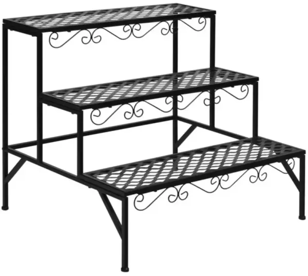 Hivvago 3 Tiers Metal Decorative Plant Stand