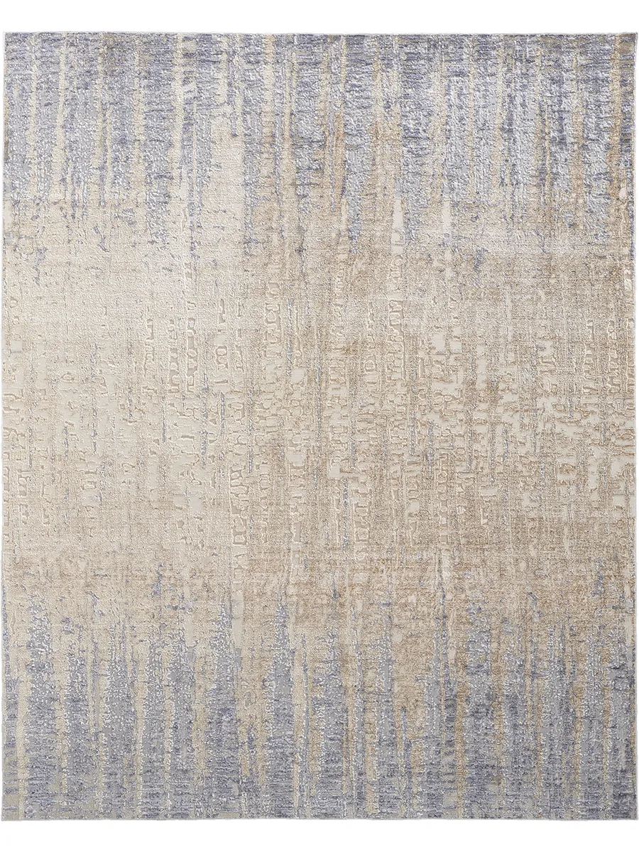 Laina 39G9F Tan/Brown/Blue 3' x 8' Rug