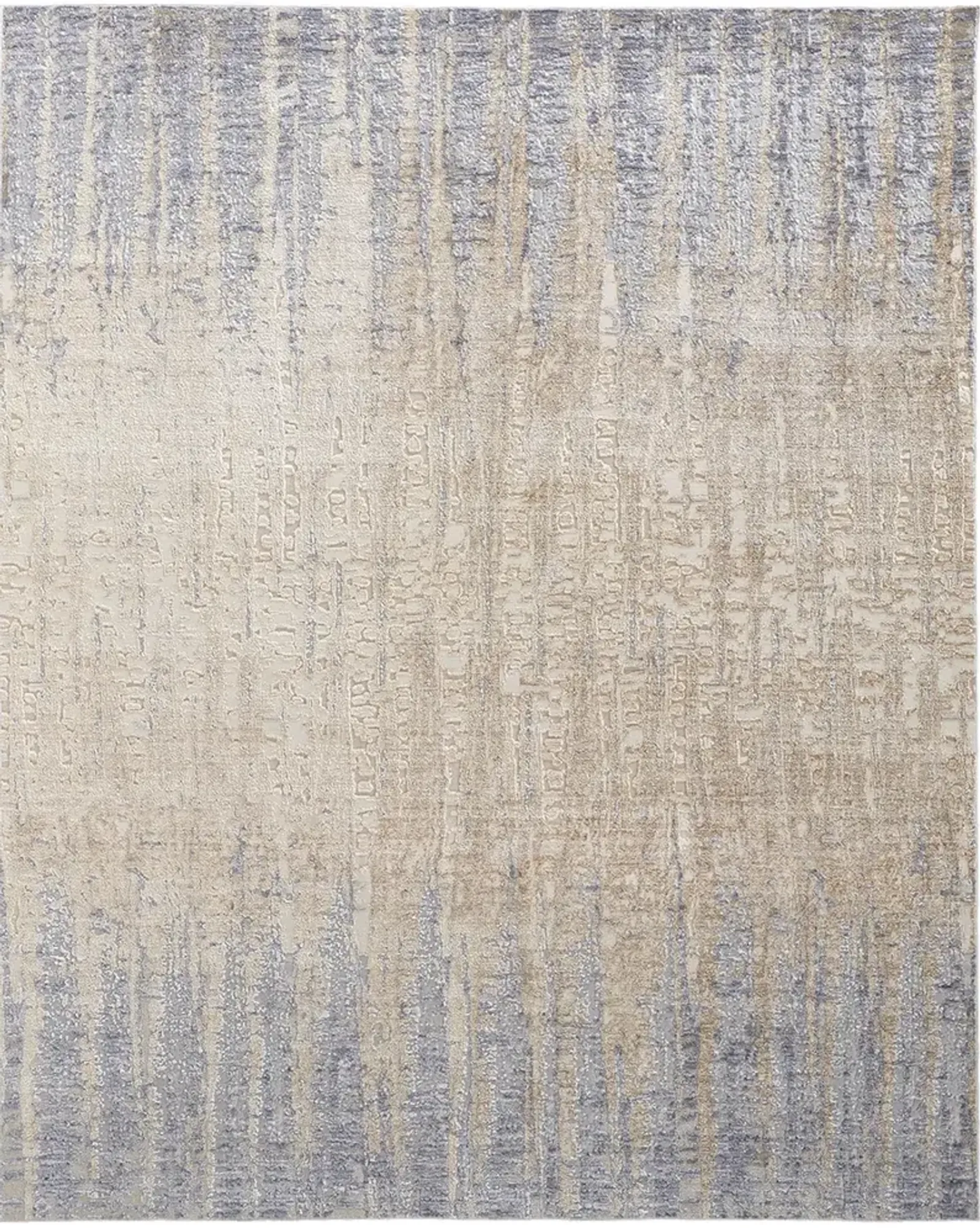 Laina 39G9F Tan/Brown/Blue 3' x 8' Rug