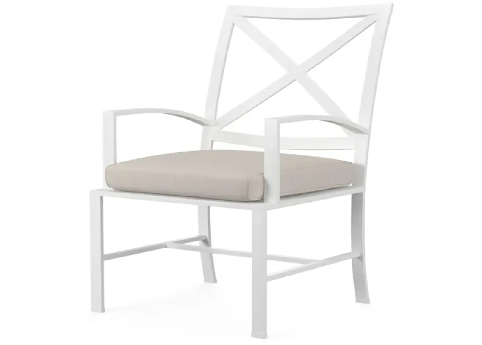 Bristol Dining Chair in Canvas Flax w/ Self Welt