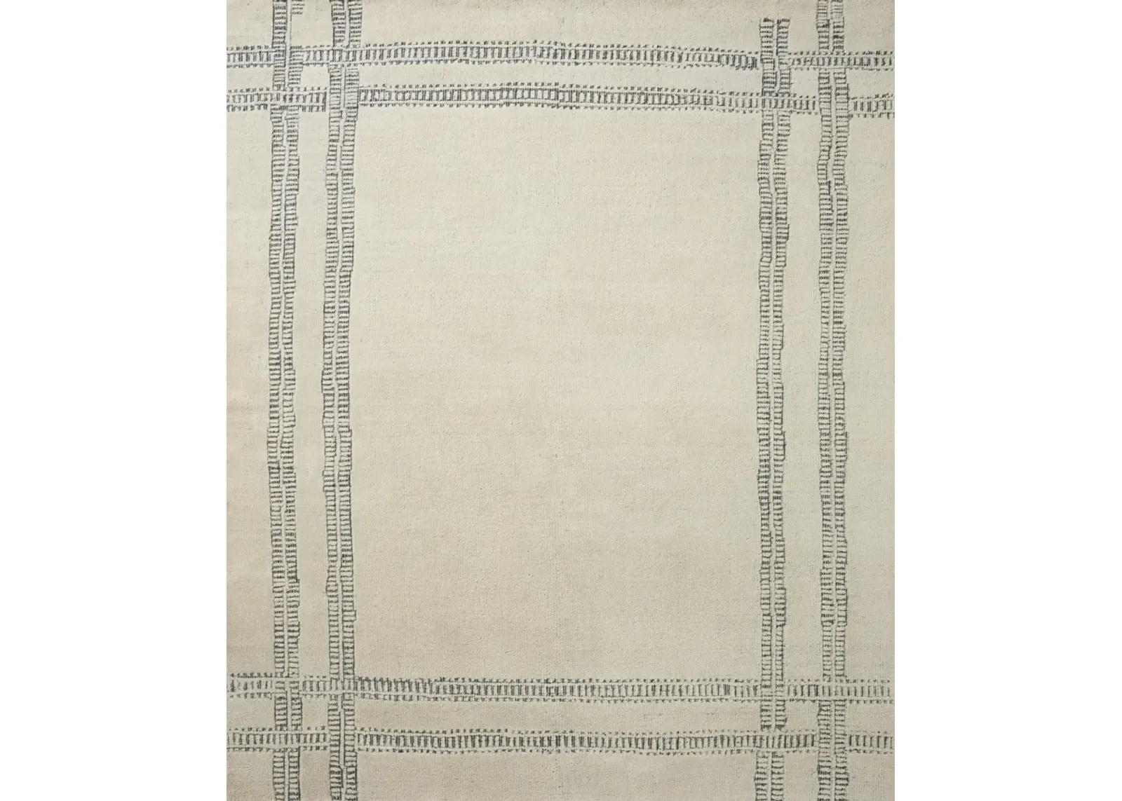 Milton MLT01 Ivory/Ink 5'6" x 8'6" Rug