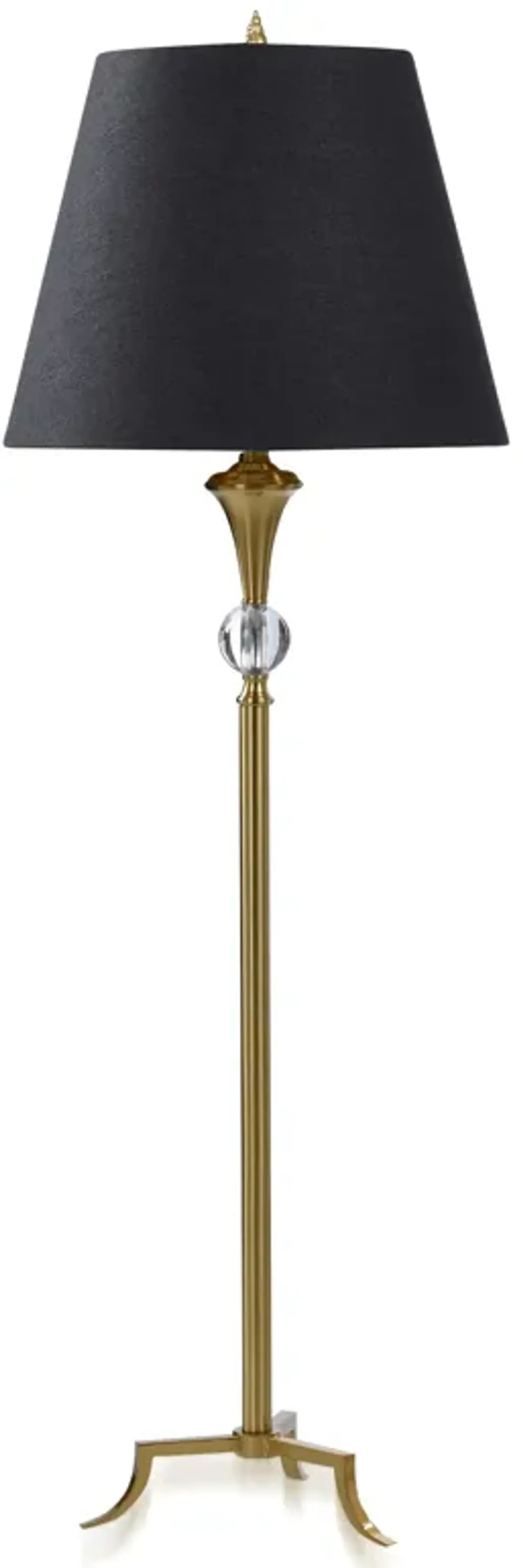 Polished Brass Metal Lamp II